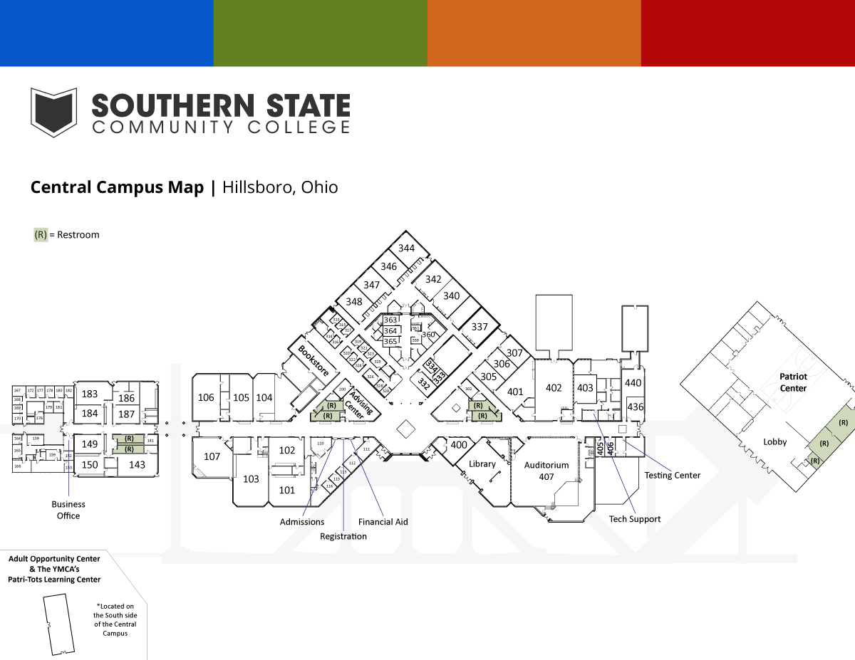 Southern State Central Campus Map