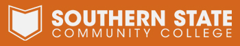 Southern State's Logo Reversed on Orange