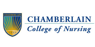 Logo for Chamberlain College of Nursing.